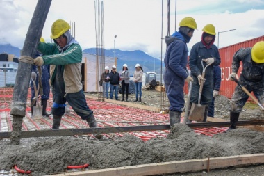 Destacan avances en la construcción del nuevo edificio de la 'Casa de la Mujer' en Ushuaia