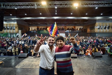 Vuoto: "La visita de Evo es la reivindicación de las democracias latinoamericanas"