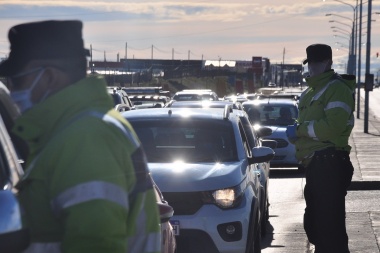 En Tierra del Fuego ya se controlaron más de 16.760 vehículos durante la cuarentena