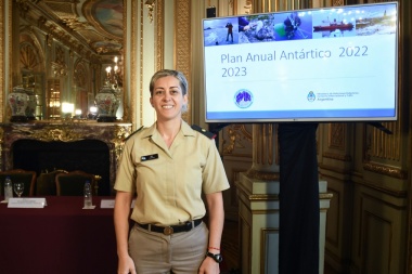 Vanesa Pía se convertirá en la primera mujer jefa de una base permanente en la Antártida