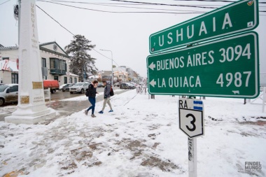 Así arranca la primavera fueguina: Nublado y frío en Río Grande, lluvias y nevadas en Ushuaia