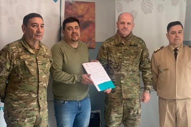 Cedieron tierras al Ejército para la construcción de la primera 'Guarnición Militar' en Tolhuin