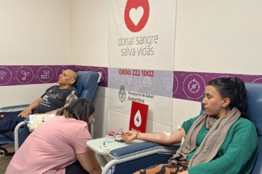 Realizaron jornada de donación voluntaria de sangre en el Centro Municipal de Salud N° 1 de Río Grande