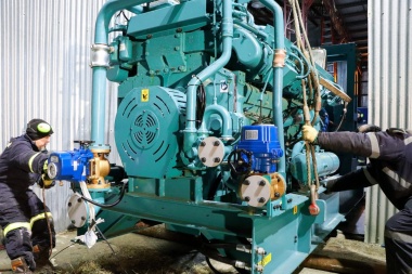 Gobierno adquirió un nuevo equipo generador de energía que se suma a la usina de Tolhuin