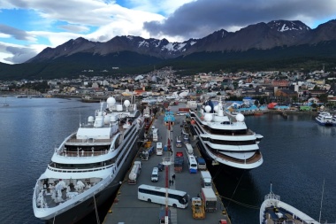 Esperan un fuerte crecimiento de la actividad de cruceros en el puerto de Ushuaia