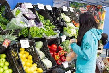 El fin de semana comercializaron más de 6 mil kilos de alimentos en "El Mercado en tu barrio"