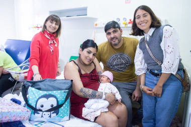 Priscila, Olivia y Aitana son las bebés nacidas en el 104° aniversario de Río Grande