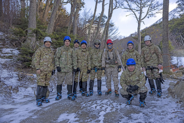 Militares estadounidenses realizaron ejercicios con infantes de marina argentinos en Ushuaia