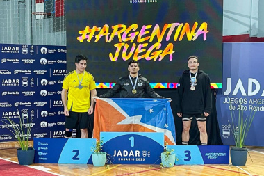 Tierra del Fuego sumó una medalla dorada en el tercer día de los Juegos Argentinos de Alto Rendimiento