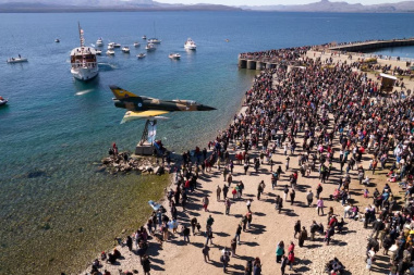 Malvinas en Bariloche: secretos y enigmas del Mirage que se exhibe en el lago Nahuel Huapi