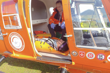 Personal de aeronavegación y de emergencias de Gobierno se capacita en evacuaciones aeromédicas