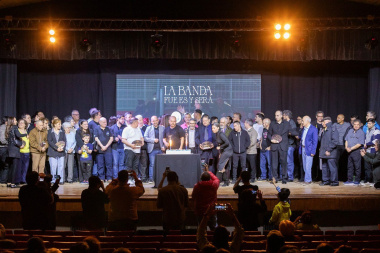Estrenaron documental por el 40º aniversario de la banda municipal de música de Río Grande