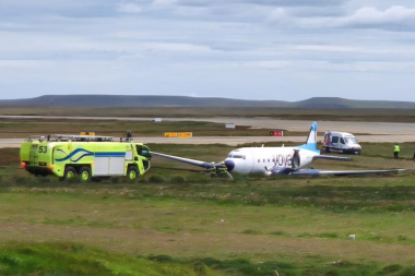 Un avión de Mirgor se despistó sin heridos en Río Grande: el comunicado de la empresa