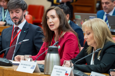 Villarruel pidió por la soberanía de Malvinas ante un foro de líderes parlamentarios en España