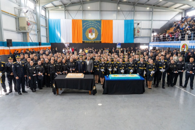 Egreso de nuevos efectivos en Río Grande: “Ser policía es una vocación de servicio por los demás”