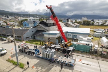 Gobierno incorporó un nuevo transformador de potencia al sistema eléctrico de Ushuaia