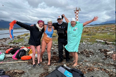 Tres mujeres riograndenses realizaron una histórica travesía en el Canal Beagle