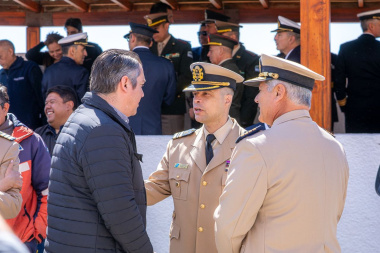 El intendente Perez acompañó el cambio de mando de Prefectura Naval en Río Grande