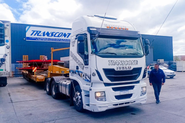 Anuncian operativo especial en la Ruta 3 por el traslado de maquinaria para la obra del Cerro Martial