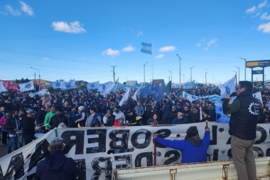 Paro nacional contra la reforma laboral: la UOM se movilizó en Río Grande