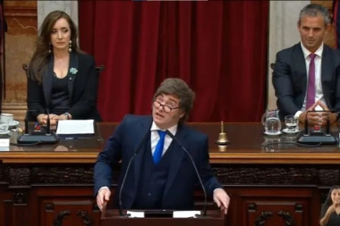 Un Milei desencajado y confrontativo dejó inauguradas las sesiones ordinarias del Congreso