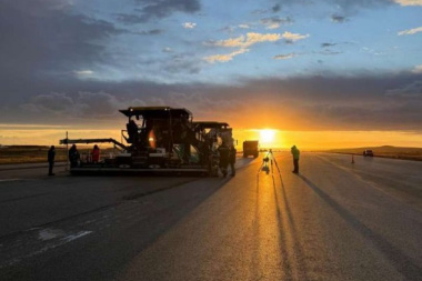 Las obras de renovación de la pista del aeropuerto de Río Grande entraron en su fase de finalización