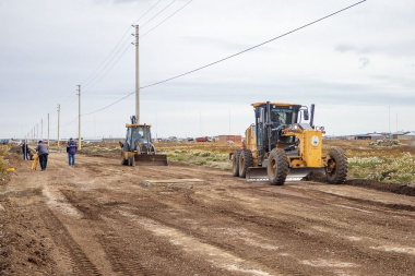 En Río Grande, el Municipio inició la primera etapa de pavimentación de la calle Punta Popper