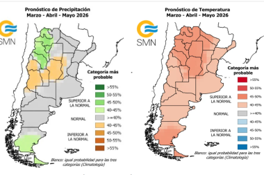 Más lluvias y temperaturas inusuales: cómo será el otoño en Tierra del Fuego