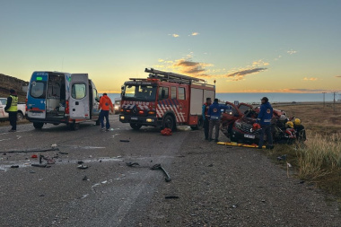 Falleció una mujer en un violento choque frontal en el Cabo Domingo