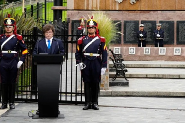 Javier Milei en el homenaje por Malvinas: "Quiero reforzar nuestro derecho pleno a las islas"