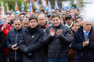 Melella encabezó en Ushuaia el acto central por el 44° aniversario de la guerra de Malvinas