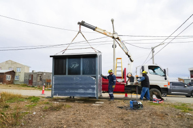 El Municipio incorporó nuevas garitas de colectivos en distintos sectores de Río Grande