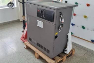 Avanza la obra de calefacción en el Jardín N°27 de Río Grande y resta la habilitación de Camuzzi