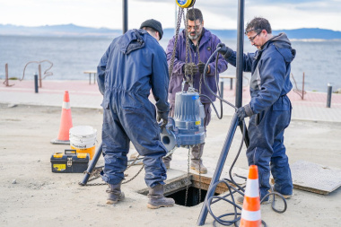 La DPOSS adquirió nuevo equipamiento para las estaciones de bombeo cloacales en Ushuaia