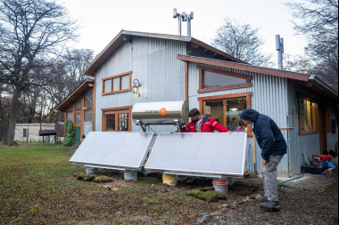 Gobierno instaló un termotanque solar en el CAAD de Andorra