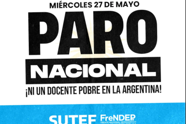 SUTEF se suma al paro nacional docente y profundiza las medidas de fuerza en Tierra del Fuego