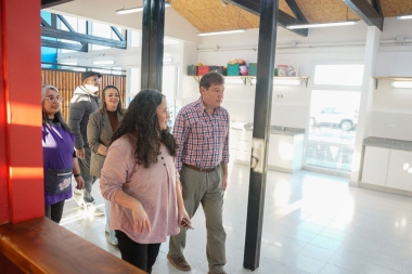 Melella recorrió los centros Infantil Integrado y de Desarrollo Infantil en Río Grande