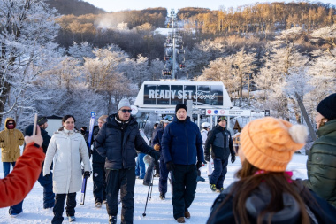 Scioli en Tierra del Fuego: "Tenemos las mejores expectativas para la temporada de nieve"