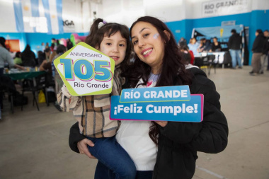 Con kermeses en Chacra II y Margen Sur, el Municipio celebró el 105° aniversario de Río Grande