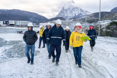 Gobierno realizó un nuevo monitoreo ambiental en la obra de la futura usina de Ushuaia