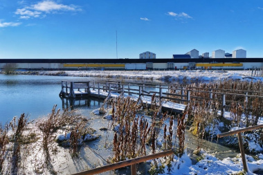 En Río Grande, el Municipio habilitó las actividades sobre hielo en Laguna de los Patos