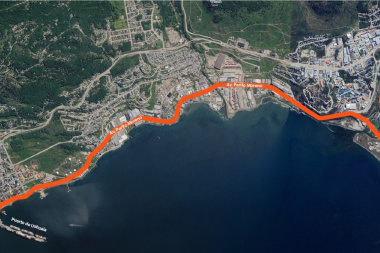 Este martes comienza el operativo para el traslado del equipamiento de la nueva usina en Ushuaia