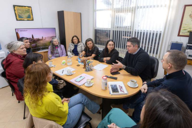 Perez recibió a integrantes de la Asociación Civil de Jubilados Municipales de Río Grande
