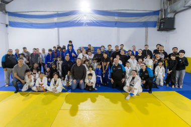 Perez compartió un encuentro con quienes forman parte de las Escuelas Deportivas Municipales de Judo