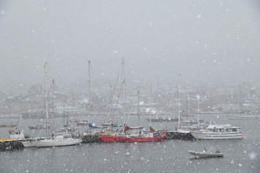Alerta amarilla por nevadas en Ushuaia: prevén hasta 20 centímetros de acumulación