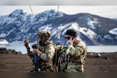 Marines de EEUU realizan rotaciones en Tierra del Fuego y entrenan junto al BIM 4