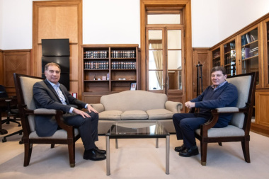 Melella vuelve a reunirse con Santilli en medio del debate por el Presupuesto, las PASO y Malvinas
