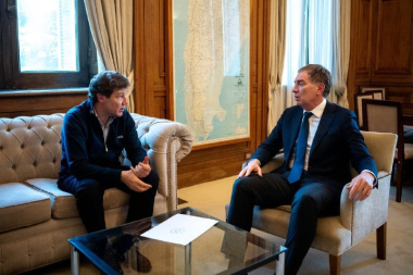 Melella con Santilli: Puerto de Ushuaia, Base Naval, empleo, recursos y Malvinas en la agenda
