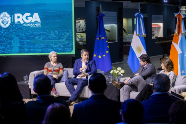 Perez encabezó el cierre de proyecto ambiental en Río Grande con respaldo de la Unión Europea