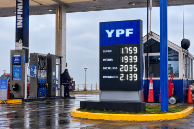 La nafta Súper aumentó $54 en menos de una semana y alcanzó los $1.759 en Tierra del Fuego